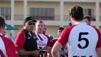 Apollo Perelini is confident of UAE's chances at the Sevens World Cup qualifying. Victor Besa / The National