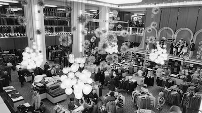 Shoppers browsing in KaDeWe in 1972. Getty Images
