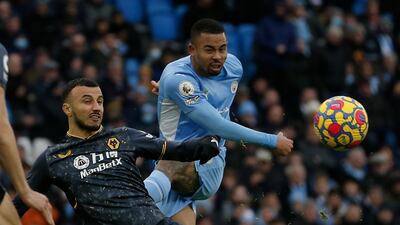 Romain Saiss – 6: Did not find himself in the good books of the home fans when he was controversially caught by Sterling, but relatively sturdy. EPA