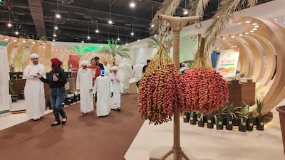 Visitors at the Dubai Dates Festival. Alexander Christou / The National