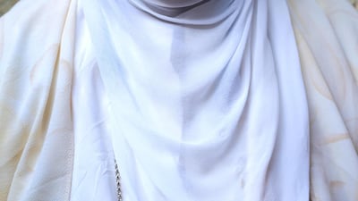 An Iraqi Yazidi woman visits the Temple of Lalish, in a valley near the Kurdish city of Dohuk, about 430km northwest of the Iraqi capital Baghdad. AFP