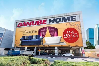 The Danube Home showroom in Barsha. Courtesy Danube Home