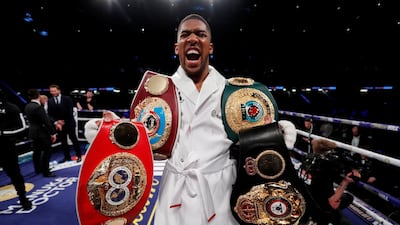 Anthony Joshua will put his WBA, WBO and IBF titles on the line on June 1, expected to be against Andy Ruiz Jr. Reuters