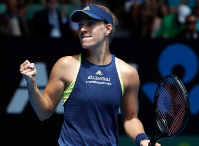 Angelique Kerber was far too strong for Madison Keys in the Australian Open quarter-finals on Wednesday. Ng Han Guan / AP Photo