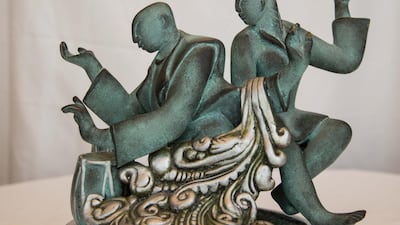 A sculpture made by Satish Gujral (Photo Jasjeet Plaha/Hindustan Times via Getty Images)