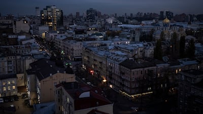 Kyiv has suffered power cuts amid Russian attacks on its energy infrastructure as winter sets in. Getty Images