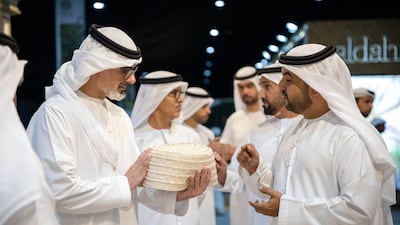 Sheikh Khaled bin Mohamed, Crown Prince of Abu Dhabi and Chairman of Abu Dhabi Executive Council, visits the 19th Liwa Date Festival on Tuesday. All pictures: Wam