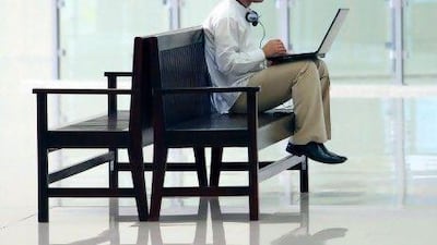 The average internet connection in the UAE clocks in at 3.92 megabits per second. Randi Sokoloff / The National