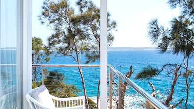 Deluxe rooms at Bannisters by the Sea hotel in Mollymook come with large private terraces overlooking the ocean. Courtesy Dee Kramer