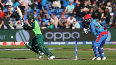 Quinton de Kock, left, has conceded South Africa will be under pressure to beat New Zealand on Wednesday. David Davies / AP Photo