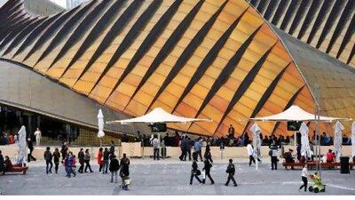 Designed to resemble sand dunes, the UAE pavilion, known locally as The Wave, was a hit among visitors at the Shanghai Expo.