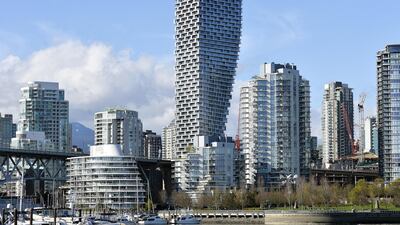 In just a couple of quarters, year-on-year price growth rates in Vancouver have reversed from over 10 per cent to minus 7 per cent. Bloomberg.