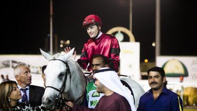 Gerald Avranche will saddle RB Burn in the Group 1 Liwa Oasis. Lee Hoagland/The National