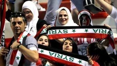 Syria fans were out in large numbers to cheer on their side during the match against Qatar at Fujairah Stadium on Thursday. Reuters