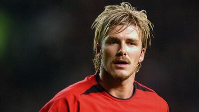 David Beckham played for Manchester United from 1992-2003. Darren Walsh / Action Images / December 28, 2002