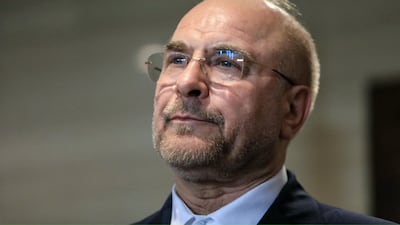 Iran’s Parliament Speaker Mohammad Bagher Ghalibaf says talks with the US are still far from reaching a deal. AFP