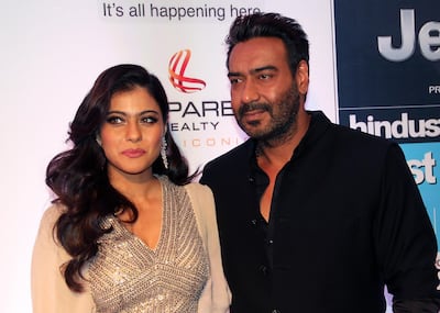 Kajol and Ajay Devgn have been together for more than 30 years. AFP