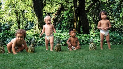 Pure Born nappies in jungle print. Courtesy Pure Born