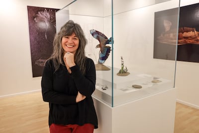 Brigitte Howarth, curator at the Natural History Museum Abu Dhabi. Victor Besa / The National