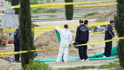 The body of the former Cypriot president Tassos Papadopoulos was snatched from his grave in December 2009, and found on Monday in a freshly dug grave at a cemetery on the outskirts of Nicosia.