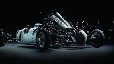 Fabian Oefner's Disintegrating. Courtesy MAD Gallery