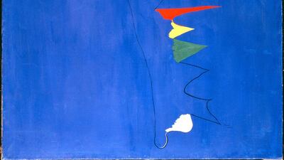 1927 painting by Joan Miro, France. Copyright Successió Miró, / ADAGP. Courtesy Centre Pompidou, MNAM-CCI / Philippe Migeat / Dist. RMN-GP