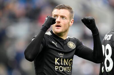 Jamie Vardy's Leicester City are favourites to win at the weekend. Toby Melville / Reuters