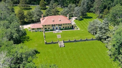 The house was completely rebuilt after a fire in 1925
