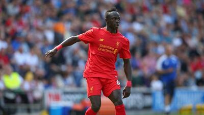 Sadio Mane of Liverpool runs with the ball. Alex Livesey / Getty Images