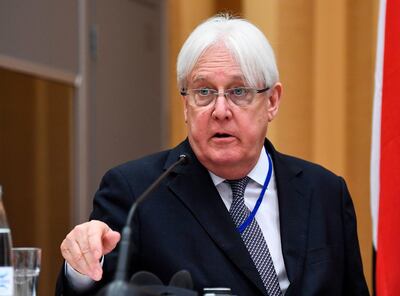 Martin Griffiths told the UN Security Council the ceasefire is only one step forward. AFP