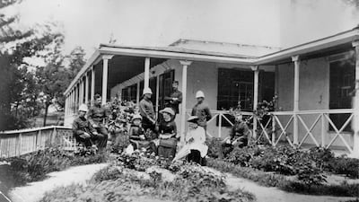 In the book we are taken into several lavish British homes, many of them designed as reassuringly familiar as possible to minimalise culture shock and achieve, as one woman termed it, “England in a perspiration”. This photo was taken in India circa 1880. Photo / Getty Images