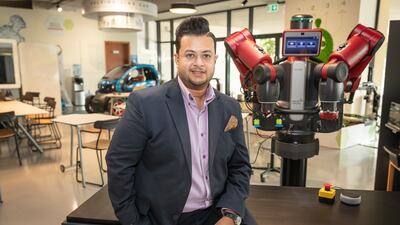 Mr Chakrabarty says the school will be offering Web3-ready courses focusing on the blockchain, cryptocurrency, decentralised society, NFT and the Metaverse. Antonie Robertson / The National