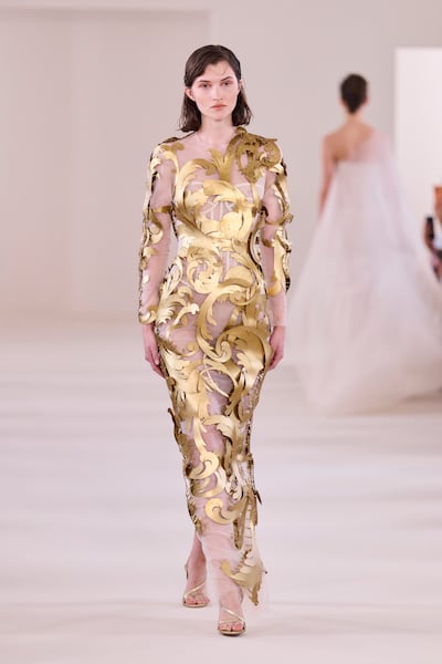 A look made from swirls of metal. Getty Images