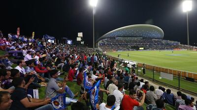 Violence or riots at sports events can be punished with fines of between Dh10,000 and Dh30,000. Pawan Singh / The National