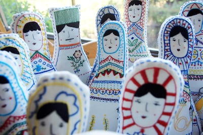 The Ana Collection of dolls is aimed at helping to raise awareness and funds for displaced Syrians in Aleppo. Courtesy Marianne and Melina Moussalli