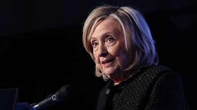 Former US secretary of state Hillary Clinton. AFP