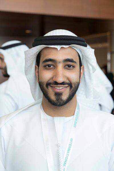 Mohammad Jaroor attends the International Youth Day Celebration in Dubai. Antonie Robertson / The National
