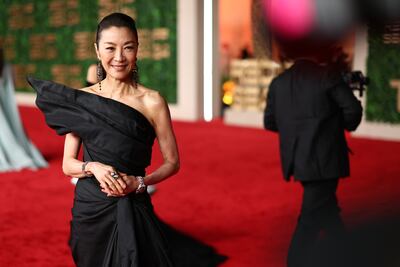 Michelle Yeoh in Balenciaga. Getty Images