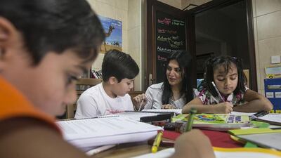 A reader says home schooling is the future. Mona Al Marzooqi / The National