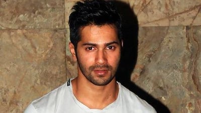 The Indian Bollywood actor Varun Dhawan. AFP