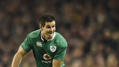 Ireland's Jonathan Sexton is injured. Clodagh Kilcoyne / Reuters