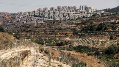 The Israeli settlement of Efrat on the southern outskirts of Bethlehem in the occupied West Bank. Photo: AFP