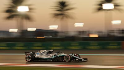 Valtteri Bottas during second practice for the Abu Dhabi Grand Prix. Reuters