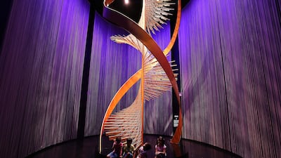 An interior view of the Philippine pavilion. Pawan Singh / The National