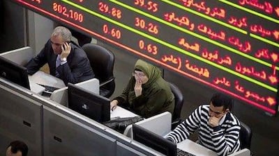 The EGX 30 Index fell 0.2% to 5,879.79 points. Shawn Baldwin / Bloomberg News