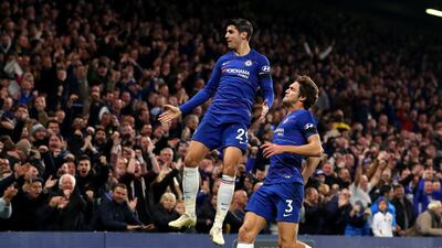 Striker: Alvaro Morata (Chelsea) - The Italian showed his goal drought is very much in the past with a well-taken brace as Chelsea saw off Crystal Palace. Getty Images