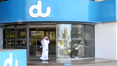 An office of the telecoms operator du in Dubai Media City. Charles Crowell for The National