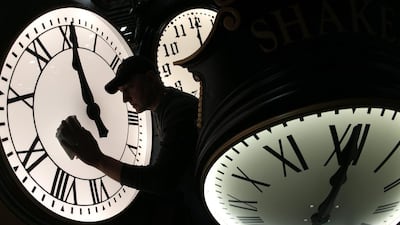 Daylight saving time officially started at 2am on Sunday across America. Elise Amendola / AP