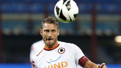 Francesco Totti has been at Roma his entire career. Stefano Rellandini / Reuters