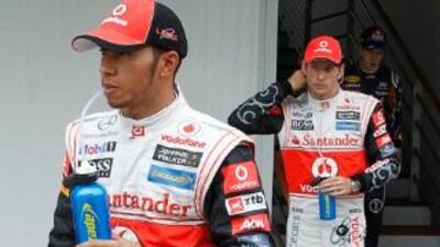 Lewis Hamilton hardly looks like a man who had qualified on pole.